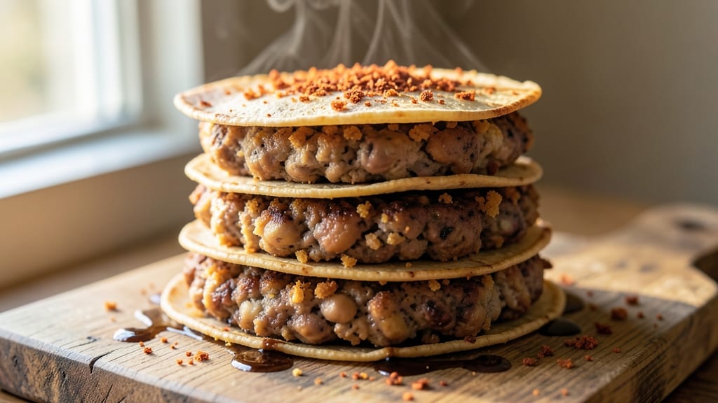 Baked Bean Burgers Recipe: Crispy Tortilla-Crusted Plant Power